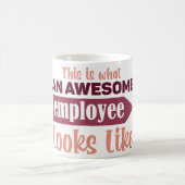 Mug Magic Funny Office Coffee Quotes モーフィングマグカップ (中央)