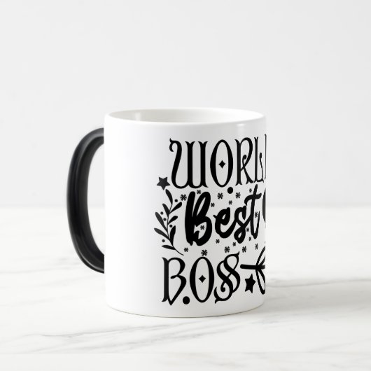 Mug Magic Funny Office Coffee Quotes モーフィングマグカップ (正面左)