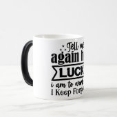 Mug Magic Funny Office Coffee Quotes モーフィングマグカップ (正面左)