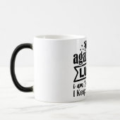 Mug Magic Funny Office Coffee Quotes モーフィングマグカップ (左)