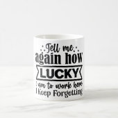 Mug Magic Funny Office Coffee Quotes モーフィングマグカップ (中央)