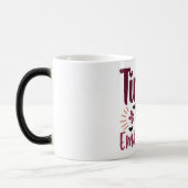 Mug Magic Funny Office Coffee Quotes モーフィングマグカップ (左)