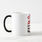 Mug Magic Funny Office Coffee Quotes モーフィングマグカップ (左)