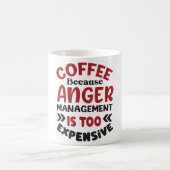 Mug Magic Funny Office Coffee Quotes モーフィングマグカップ (中央)