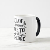 Mug Magic Funny Office Coffee Quotes モーフィングマグカップ (正面右)