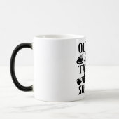 Mug Magic Funny Office Coffee Quotes モーフィングマグカップ (左)