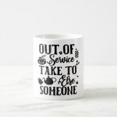 Mug Magic Funny Office Coffee Quotes モーフィングマグカップ (中央)