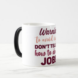 Mug Magic Funny Office Coffee Quotes モーフィングマグカップ
