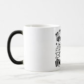 Mug Magic Funny Office Coffee Quotes モーフィングマグカップ (左)