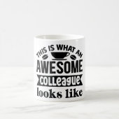 Mug Magic Funny Office Coffee Quotes モーフィングマグカップ (中央)