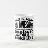 Mug Magic Funny Office Coffee Quotes モーフィングマグカップ (中央)