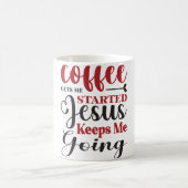 Mug Magic Funny Office Coffee Quotes モーフィングマグカップ (中央)