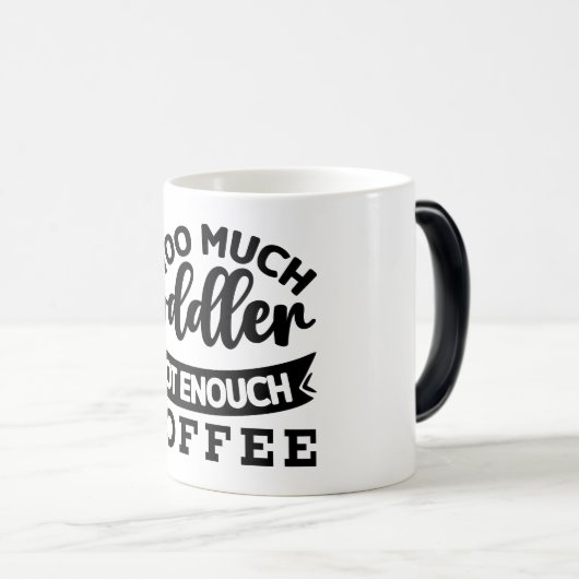 Mug Magic Funny Office Coffee Quotes モーフィングマグカップ (正面右)