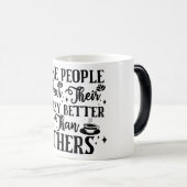 Mug Magic Funny Office Coffee Quotes モーフィングマグカップ (正面右)