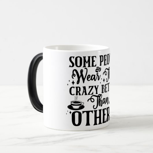 Mug Magic Funny Office Coffee Quotes モーフィングマグカップ (正面左)