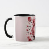 Mug Magic N Valentine Alphabet 3D マグカップ (左)