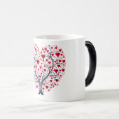 Mug Magic Valentines Day Hearts モーフィングマグカップ (正面右)