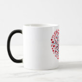 Mug Magic Valentines Day Hearts モーフィングマグカップ (左)
