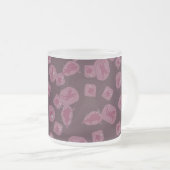 Mug magique violet フロストグラスマグカップ (正面右)