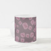 Mug magique violet フロストグラスマグカップ (正面左)
