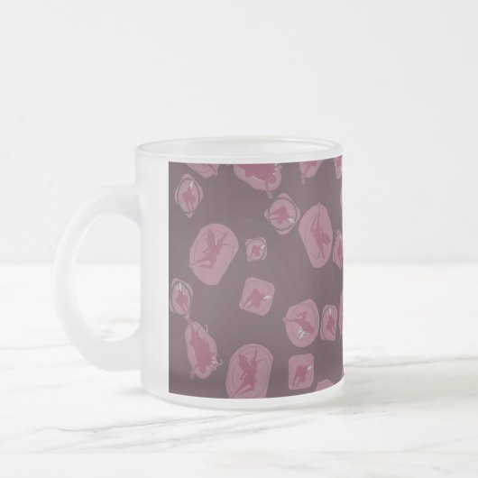 Mug magique violet フロストグラスマグカップ (左)
