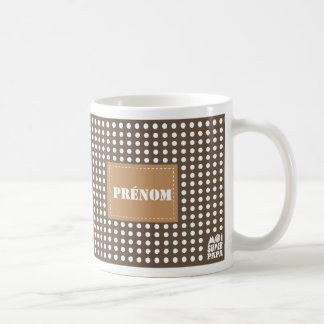 Mug marron à personnaliser - Moi Super Papa コーヒーマグカップ