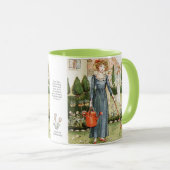 Mug "Mary Mary Quite Contrary" Kate Greenaway マグカップ (正面右)