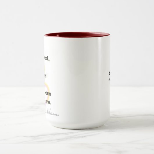 Mug MD02 #ThankYouDad マグカップ (中央)