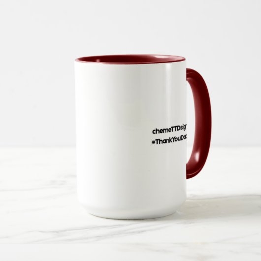 Mug MD02 #ThankYouDad マグカップ (正面右)