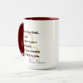 Mug MD02 #ThankYouDad マグカップ (正面左)