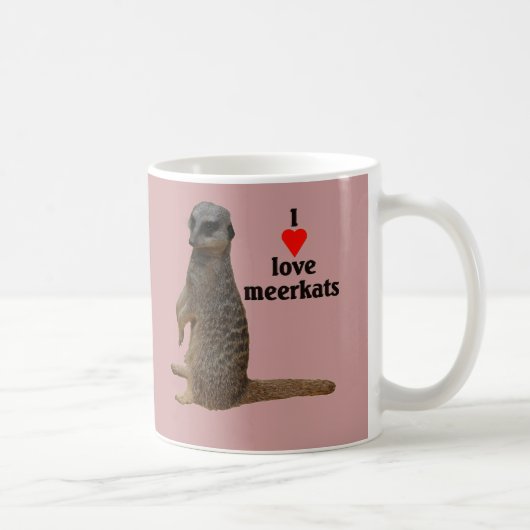 Mug "Meerkats " コーヒーマグカップ (右)