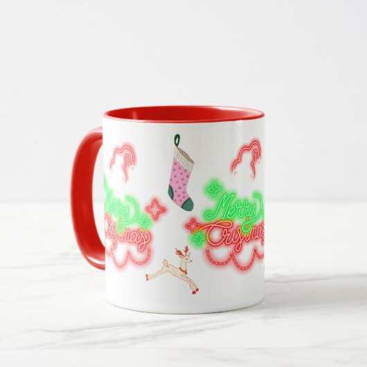 Mug Merry Christmas  マグカップ (正面左)