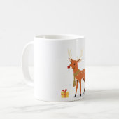 Mug Merry Christmas Renne コーヒーマグカップ (正面左)