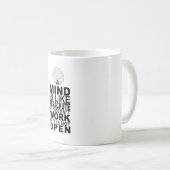 Mug Mind is like parachute コーヒーマグカップ (正面右)