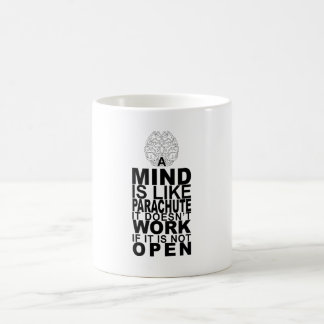 Mug Mind is like parachute コーヒーマグカップ