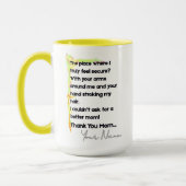 Mug MM01 #ThankYouMom マグカップ (左)