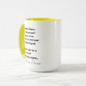 Mug MM01 #ThankYouMom マグカップ (正面左)