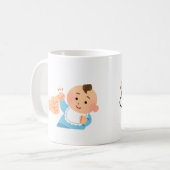 Mug Mom Baby コーヒーマグカップ (正面左)
