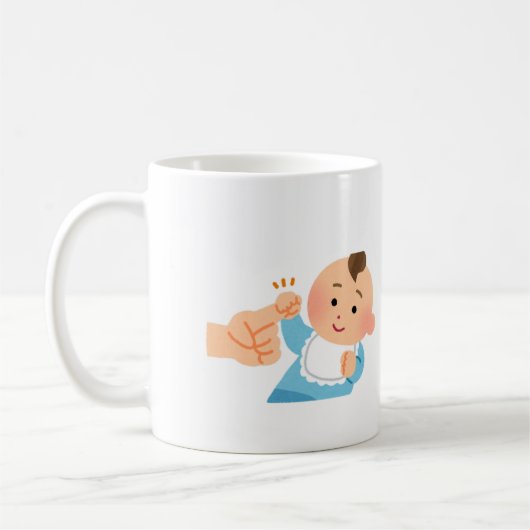 Mug Mom Baby コーヒーマグカップ (左)