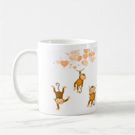 Mug Monkey Happy  コーヒーマグカップ