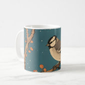 Mug - Moonlit Bird on Blossom Branch コーヒーマグカップ (正面左)