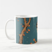 Mug - Moonlit Bird on Blossom Branch コーヒーマグカップ (左)