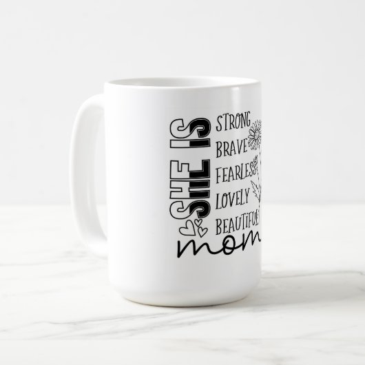 Mug Mother's Day Série 4-12 コーヒーマグカップ (正面左)