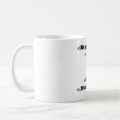 <Mug>、 </Mug>、 <Liquid>、コーヒー、 </Liquid> コーヒーマグカップ (左)
