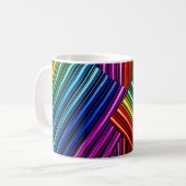 Mug multicolore aspect métallique. コーヒーマグカップ (正面左)