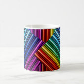 Mug multicolore aspect métallique. コーヒーマグカップ (中央)