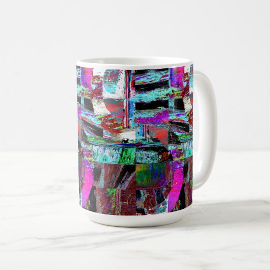 Mug – Neon Pulse コーヒーマグカップ (正面右)