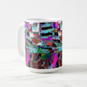 Mug – Neon Pulse コーヒーマグカップ (正面左)