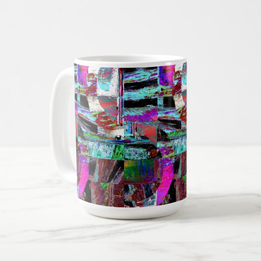 Mug – Neon Pulse コーヒーマグカップ (正面左)