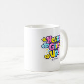MUG - Never Give Up コーヒーマグカップ (正面右)
